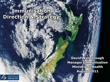 Population Picture of NZ with DHBs shown. 2009 Conference…