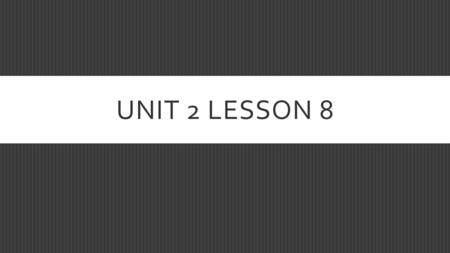 UNIT 2 LESSON 8. THE STUDENT WILL BE ABLE TO…  Understand the difference between movement and migration  Discuss different types of migration.