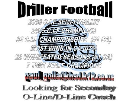 We gave them numbers after the first year due to Missed assignments They must know the D-lines alignment to blitz The correct gap. This helps.