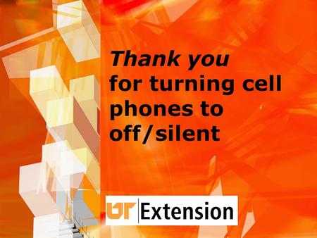 Thank you for turning cell phones to off/silent. Meetings of Success > 2005 TMG Leadership Conference > Joseph L. Donaldson.