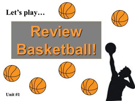 Let’s play… Review Basketball! Unit #1. DEF: Overused POS? Adjective Trick? trite Tri sounds like Try and if you try something you might do it over and.