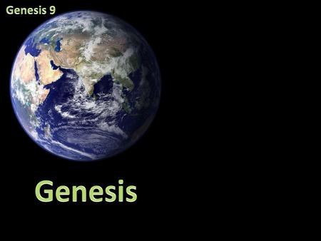 1 Then God blessed Noah and his sons, saying to them, “Be fruitful and increase in number and fill the earth. The initial creative intent has not changed.