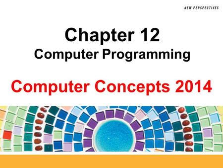 Chapter 12 Computer Programming