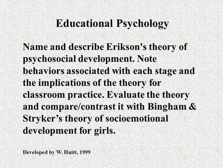 Educational Psychology