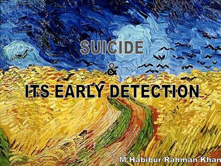 Suicide is not a disease. It is an expression of a host of emotions, hopelessness, guilt, sorrow, loneliness, rage, fear and shame. Never suicide is.