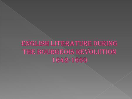  THE ENGLISH CIVIL WAR 1642-1651 WAS CAUSED BY MANY UNPOPULAR POLITICAL DECISIONS OF CHARLES 1st EXECUTED IN 1649 BY OLIVER CROMWELL WHO MADE A REPUBLIC.