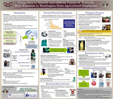 Coby Jansen, Matthew Keifer, Helen Murphy-Robinson. University of Washington; WA Departments of Agriculture, Health and Labor and Industries. PNASH Data.