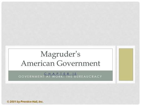 Magruder’s American Government