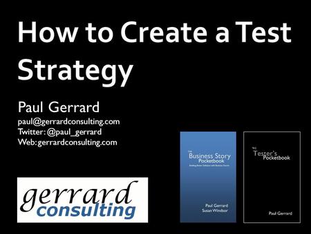 How to Create a Test Strategy