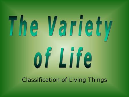 Classification of Living Things. The Five Kingdoms Monera Protoctista Fungi Plantae Animalia.