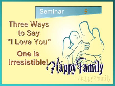 研習會 2 Seminar 5. Try to identify eachTry to identify each Identify yourselfIdentify yourself Identify your spouseIdentify your spouse Three Ways to Say.