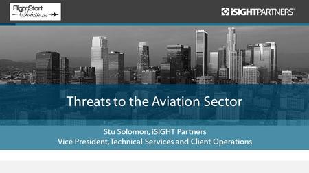 Threats to the Aviation Sector