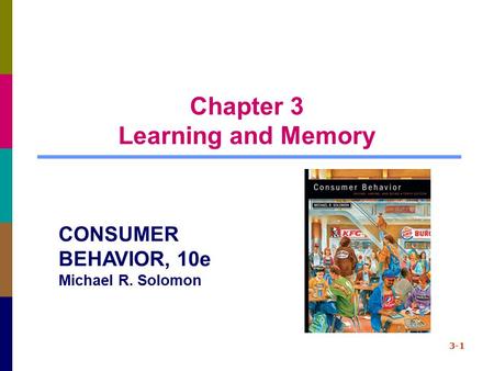 Chapter 3 Learning and Memory