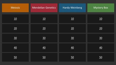 You can type your own categories and points values in this game board. Type your questions and answers in the slides we’ve provided. When you’re in slide.