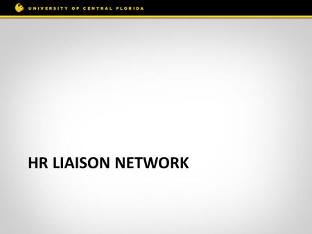 HR LIAISON NETWORK. WELCOME – BETH SCHEITZACH GUEST SPEAKER – TITLE IX AND VAWA Maria Beckman - Director EO/AA.