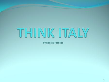 1. 1861- 2011: 150° Anniversary of Italian Unity Statistically Italy has: 60,9 million of inhabitants 4,6 million of immigrants 1.704,4 billion € of Public.