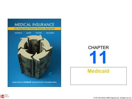 CHAPTER © 2012 The McGraw-Hill Companies, Inc. All rights reserved. 11 Medicaid.