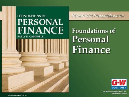 Foundations of Personal Finance Ch. 7