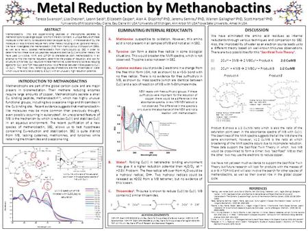 254nm 282nm 340nm 302nm ELIMINATING INTERNAL REDUCTANTS A.Methionine: susceptible to oxidation. However, this amino acid is not present in all samples.