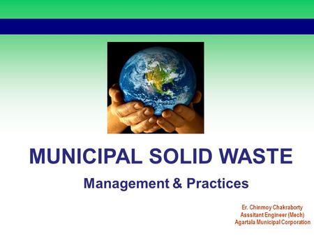 MUNICIPAL SOLID WASTE Management & Practices Asssitant Engineer (Mech)