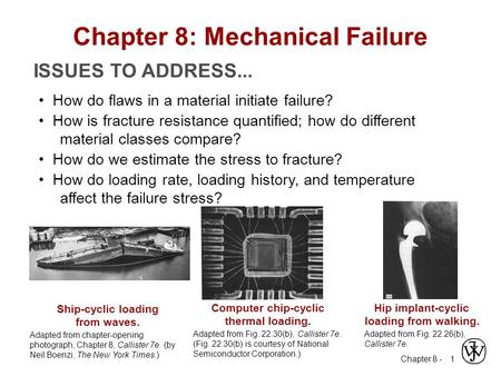 Chapter 8: Mechanical Failure