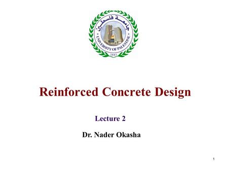 Reinforced Concrete Design