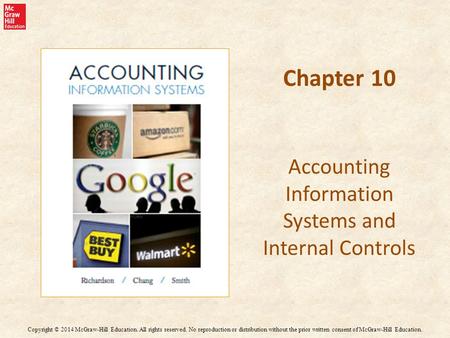 Chapter 10 Accounting Information Systems and Internal Controls