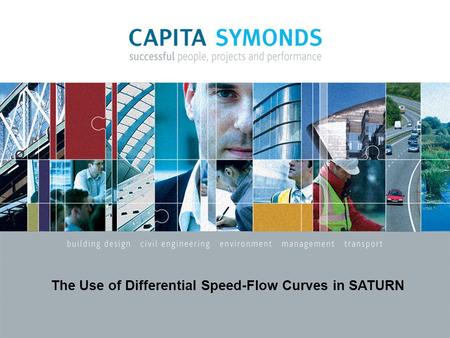 The Use of Differential Speed-Flow Curves in SATURN.