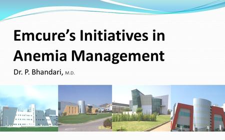 Emcure’s Initiatives in Anemia Management