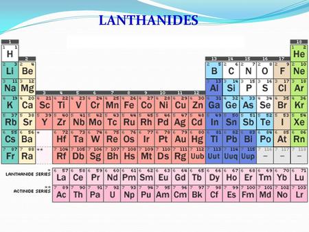 LANTHANIDES.