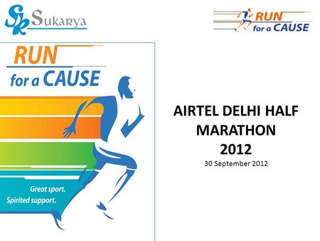 AIRTEL DELHI HALF MARATHON 2012 30 September 2012.