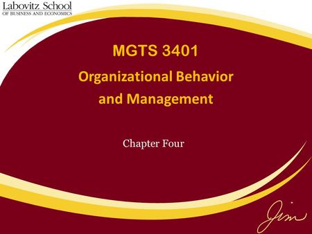 Organizational Behavior and Management