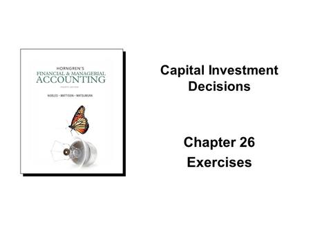 Capital Investment Decisions