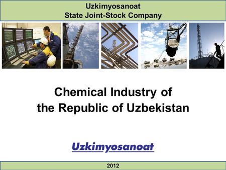 Chemical Industry of the Republic of Uzbekistan