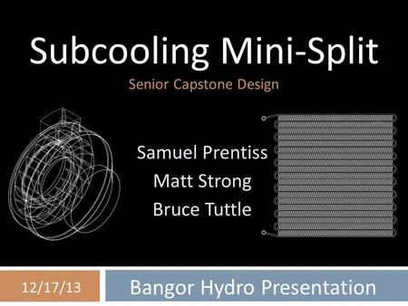 Subcooling Mini-Split Senior Capstone Design