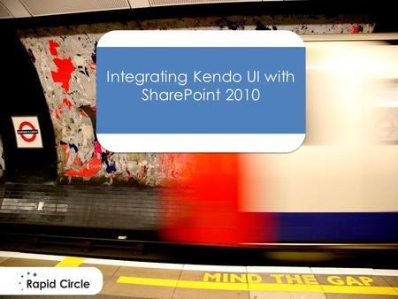 Integrating Kendo UI with SharePoint 2010