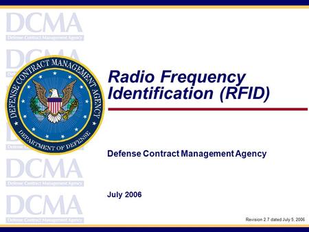 Radio Frequency Identification (RFID)