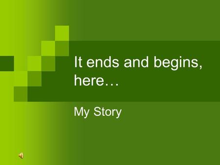 It ends and begins, here… My Story. What’s Wrong with My Voice? The summer of 2010 was good but I seemed to have lots of trouble with my allergies or.