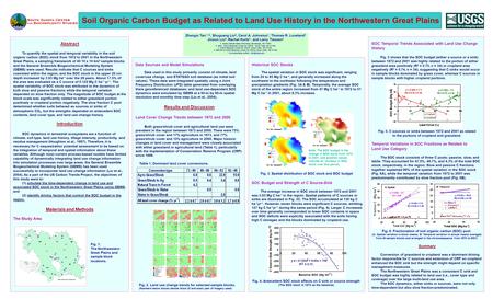 Zhengxi Tan *,1,2, Shuguang Liu 2, Carol A. Johnston 1, Thomas R. Loveland 3 Jinxun Liu 4, Rachel Kurtz 3, and Larry Tieszen 3 1 South Dakota State University,