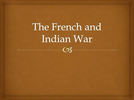   While the English (British) settled in Jamestown, the French setup their first settlement along the Mississippi Valley and what is now Canada.  The.