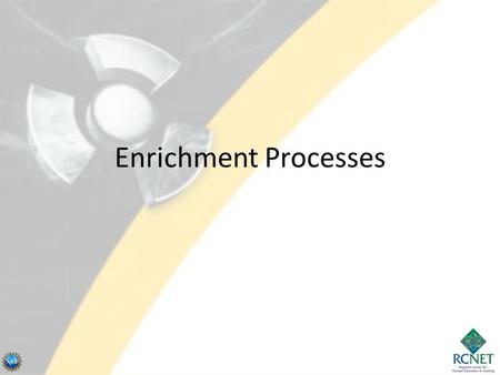 Enrichment Processes. Nuclear Fuel Cycle Diagram * Figure from The Nuclear Fuel of Pressurized Water Reactors and Fast Reactors, ed. H. Bailly, D. Menessier,