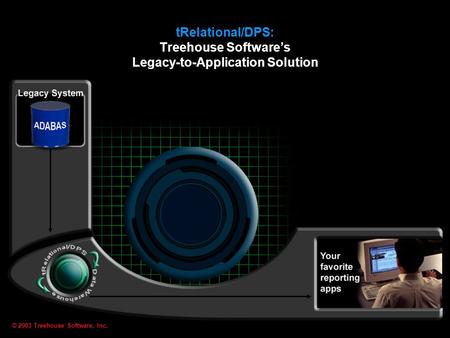 © 2003 Treehouse Software, Inc. tRelational/DPS: Treehouse Software’s Legacy-to-Application Solution.