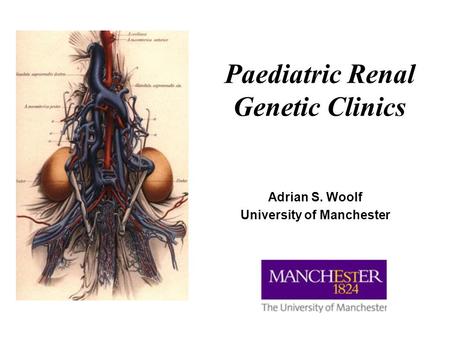 Paediatric Renal Genetic Clinics Adrian S. Woolf University of Manchester.