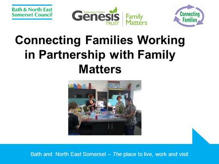 Bath and North East Somerset – The place to live, work and visit Connecting Families Working in Partnership with Family Matters.