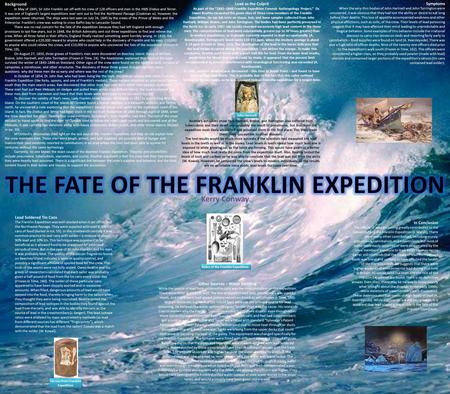 Background In May of 1845, Sir John Franklin set off with his crew of 128 officers and men in the HMS Erebus and Terror. It was one of England’s largest.