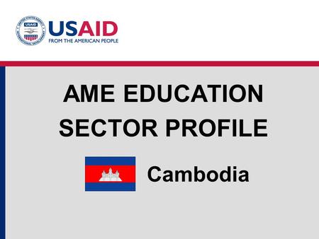 AME Education Sector Profile