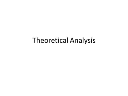 Theoretical Analysis. Objective Our algorithm use some kind of hashing technique, called random projection. In this slide, we will show that if a user.