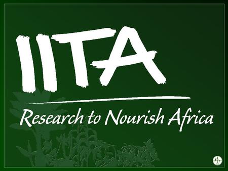 Impact of Trade on Domestic Rice Production and the challenge of Self- sufficiency in Nigeria Chuma Ezedinma Integrated Cassava Project International.