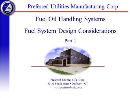 Preferred Utilities Manufacturing Corp