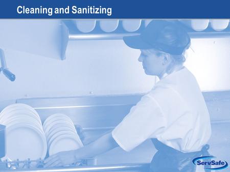 Cleaning and Sanitizing